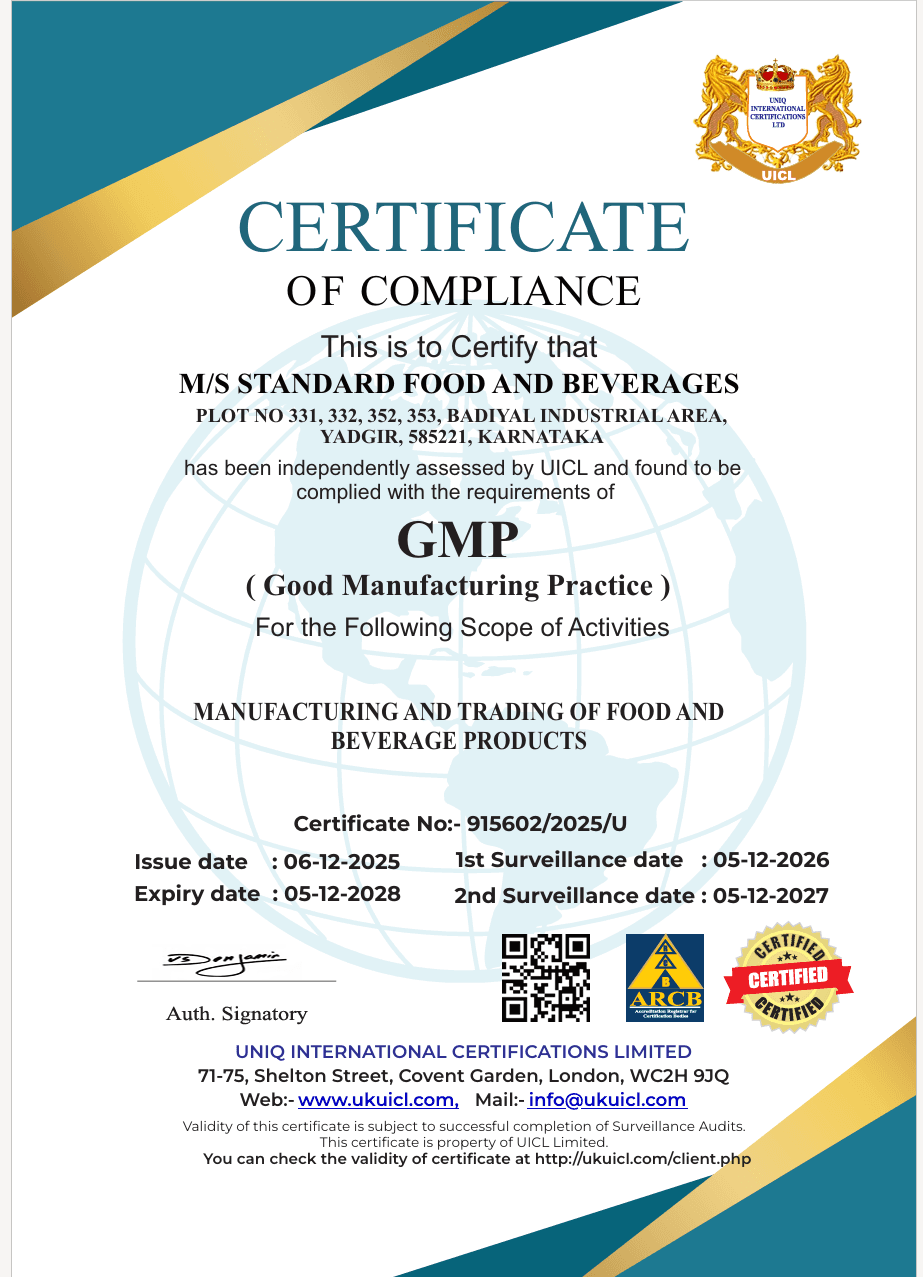 GMP certificate