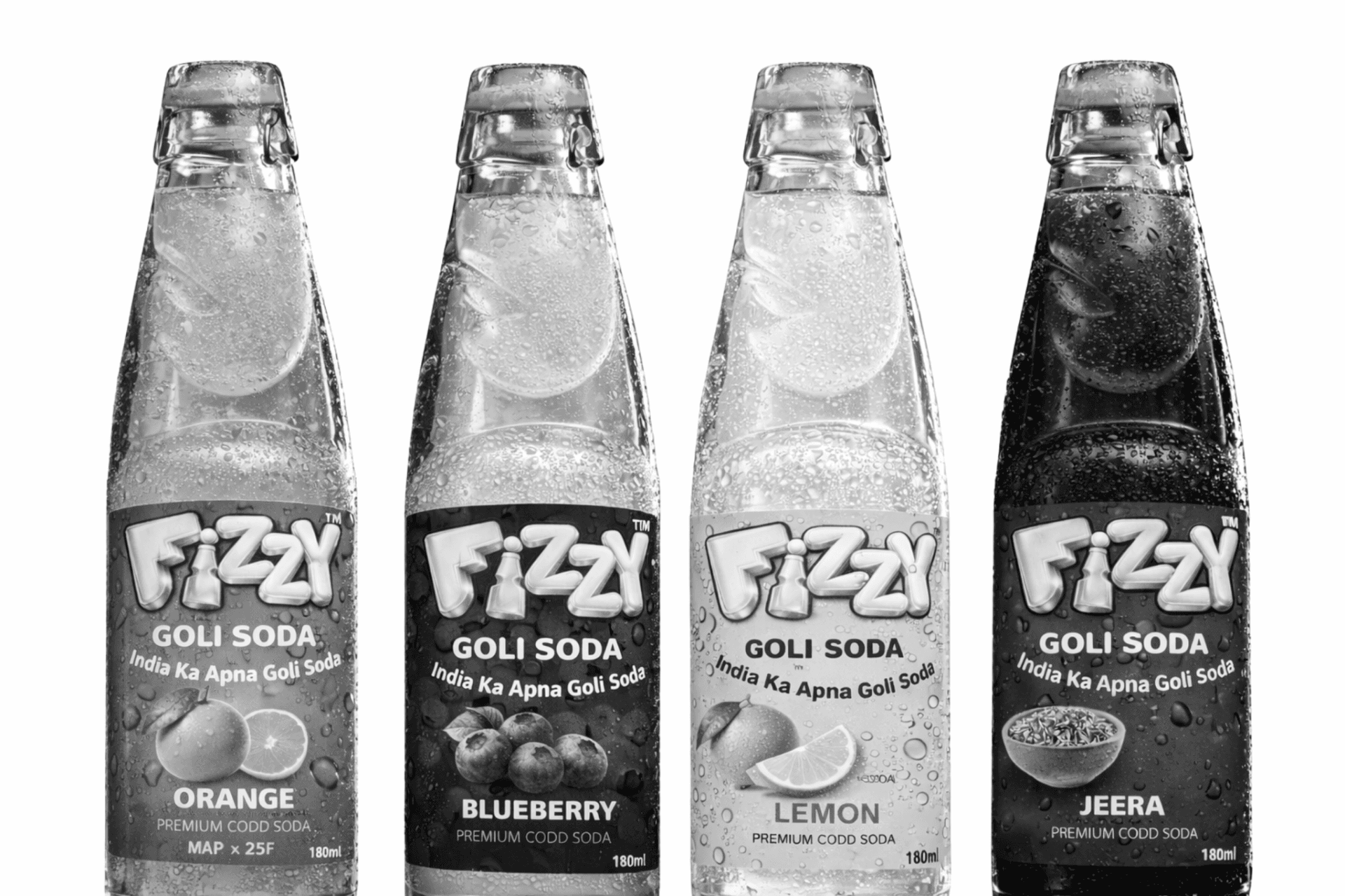 Fizzy Goli Soda bottles today